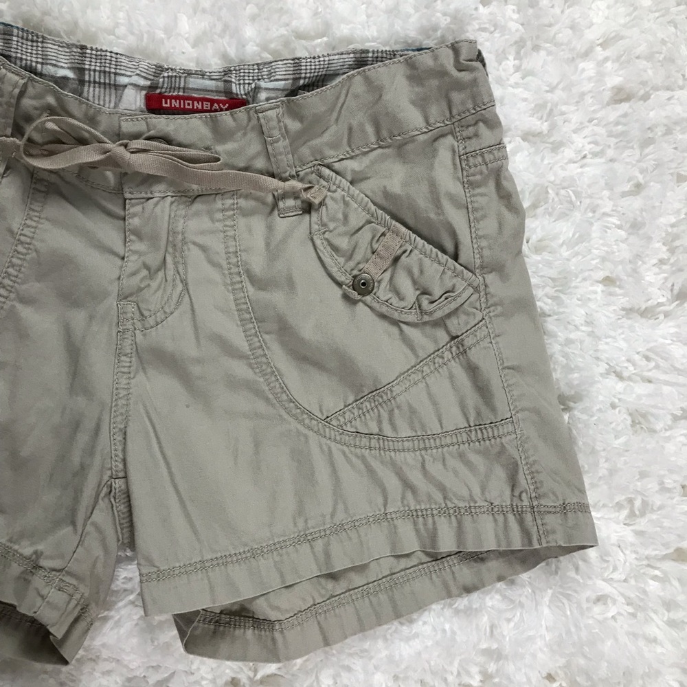 Jr’s Tan Drawstring Union Bay Shorts Size 3. EUC - Picture 3 of 8